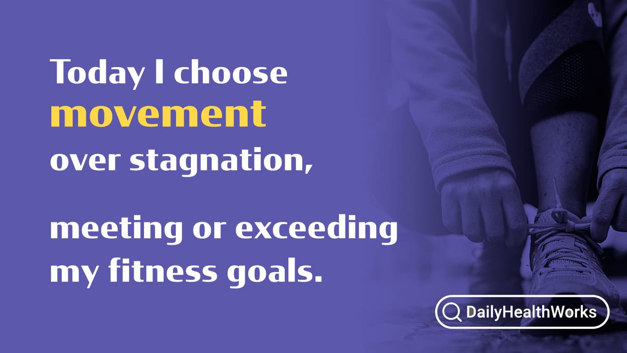 Choosing movement mindfulness and gratitude affirmation line1 iversion dux aff1001.
