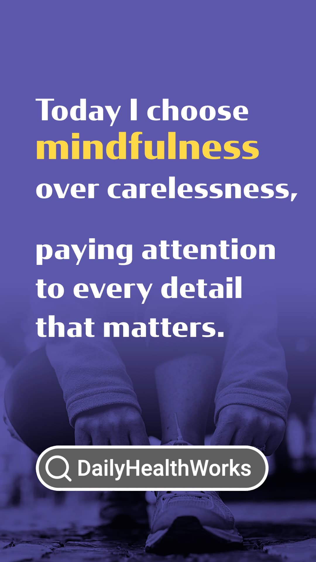 Choosing movement mindfulness and gratitude affirmation line2 iversion mux aff1001.
