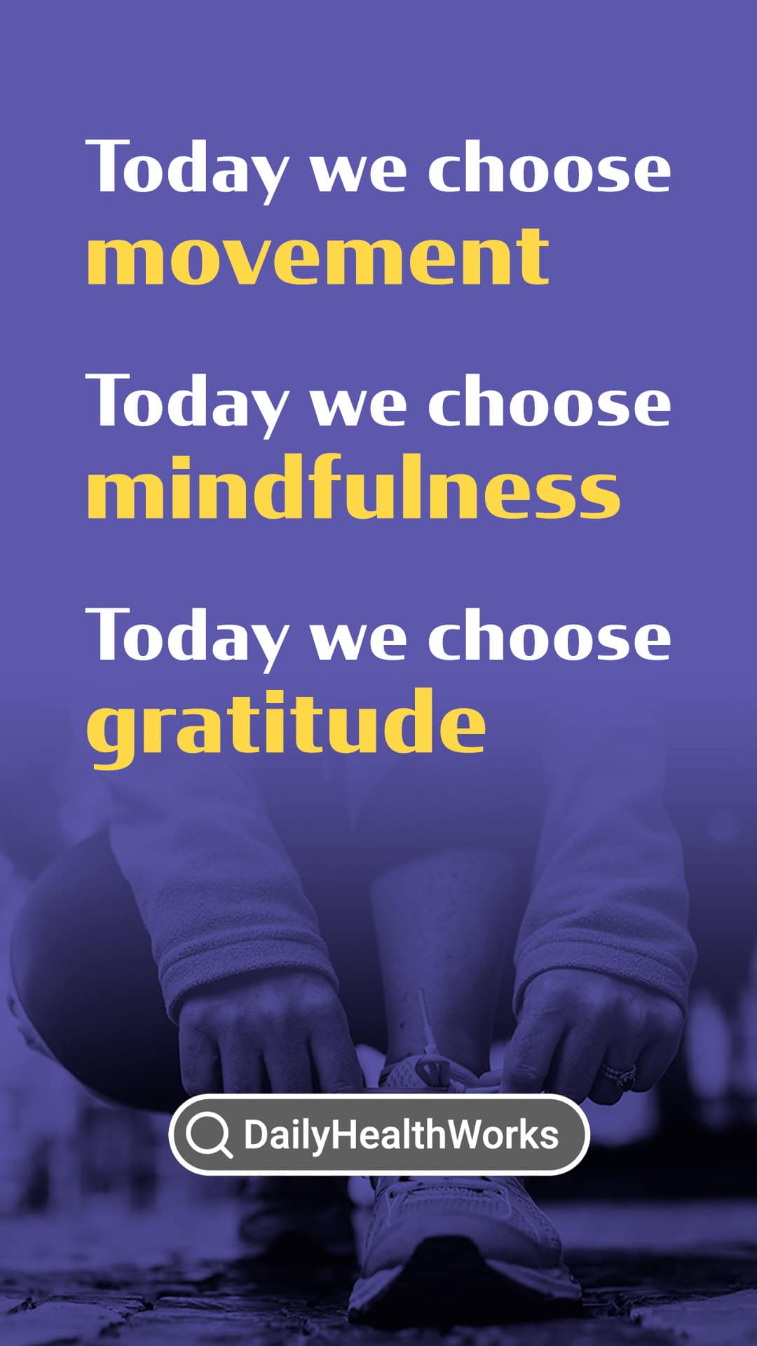 Choosing movement mindfulness and gratitude affirmation rundown weversion mux aff1001.